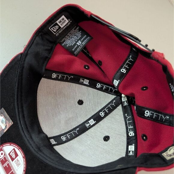 Chicago Bulls New Era 9Fifty Windy City Hardwood Classics Aztec Snapback Cap Hat - Picture 6 of 6